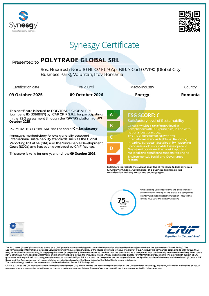 Synesgy Certificate