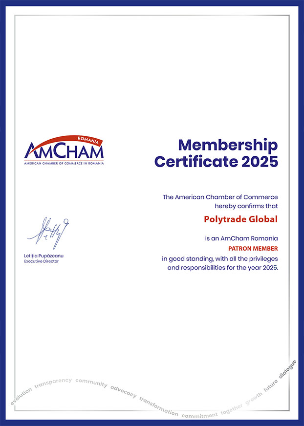 AmCham Membership Certificate - 2025